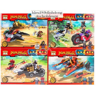 Lắp ráp xếp hình ninjago 7029 : Xe máy