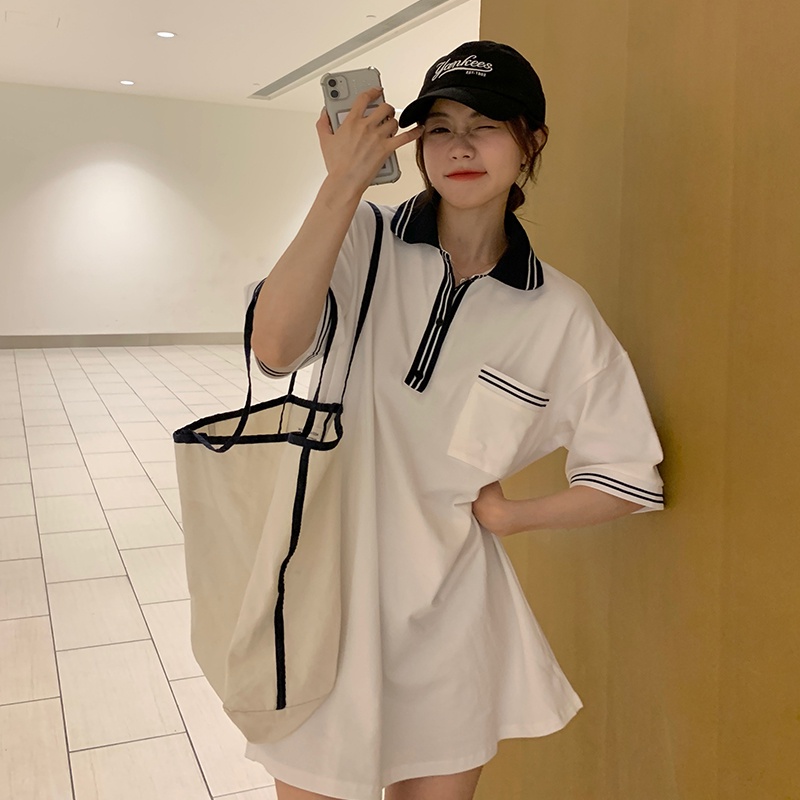 SUXI Áo Thun Thể Thao Tay Ngắn Dáng Rộng Cổ Chữ V Thiết Kế Đơn Giản Dễ Phối Đồ Thời Trang Mùa Hè Cho Nữ