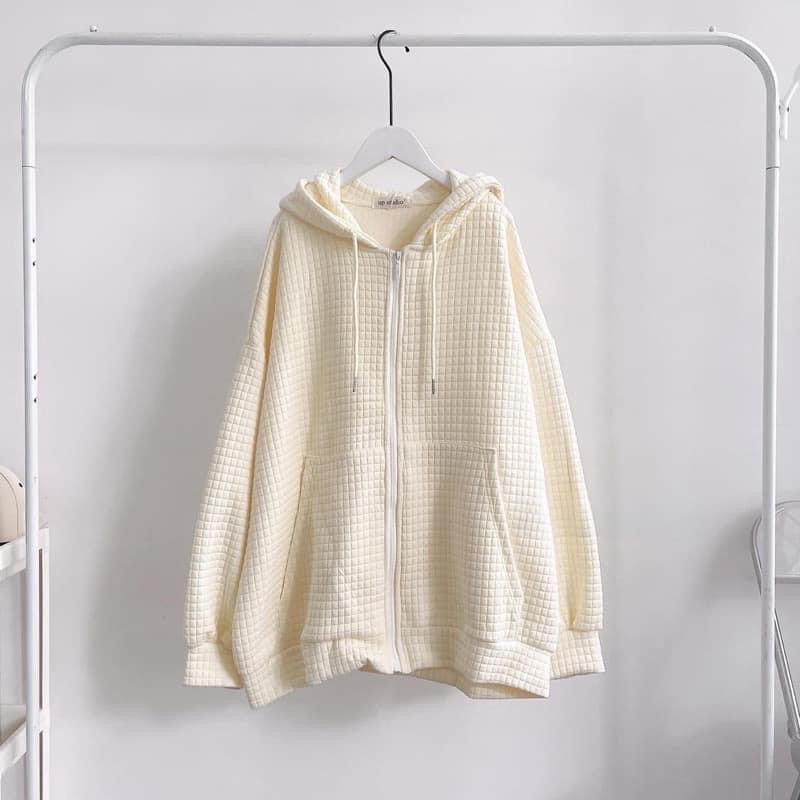 Áo khoác nỉ Hoodie form rộng có 3 màu