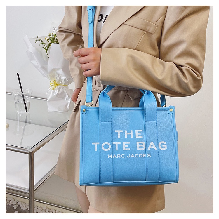 Túi Tote Đeo Vai In Chữ Đơn Giản Thời Trang