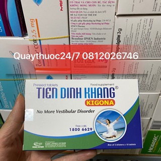 TIỀN ĐÌNH KHANG KHÔNG LO RỐI LOẠN TIỀN ĐÌNH