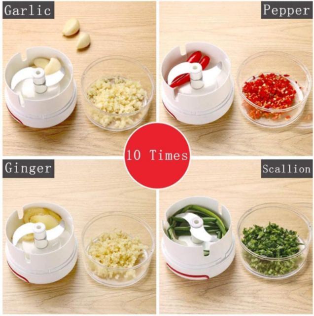 Dụng cụ xay rau củ quả, thực phẩm cầm tay Mini Food Chopper