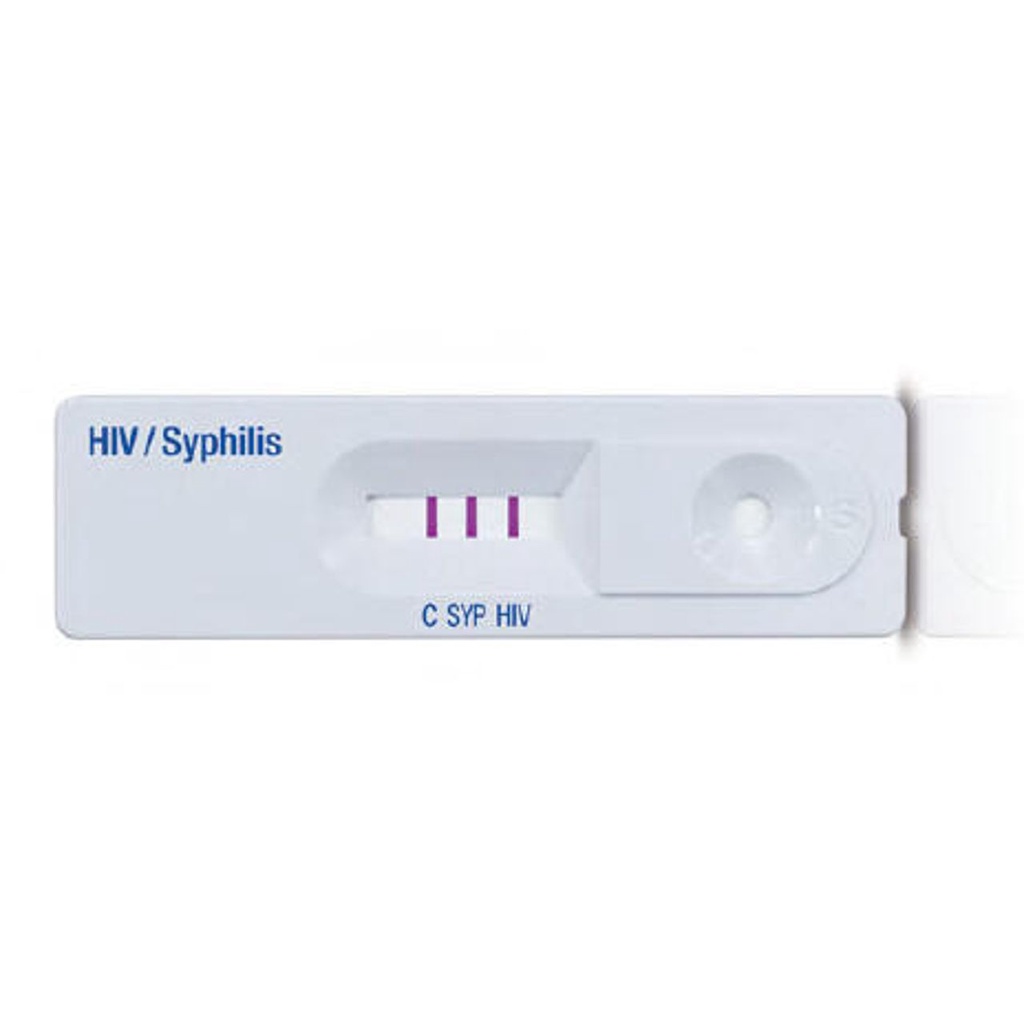 [ Hỏa Tốc ] - Bộ test xét nghiệm HIV và giang mai - SD bioline (HIV/Syphilis Duo)