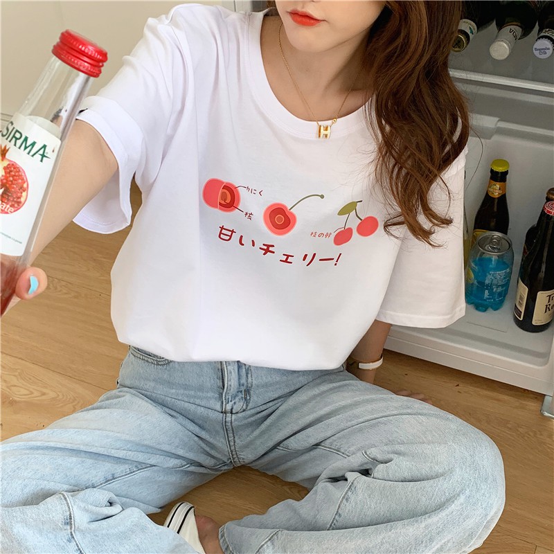 Summer Girlfriends Six-person Dormitory Clothes Sisters Three T-shirt Roommates Short-sleeved Spring Dormitory Clothes Top