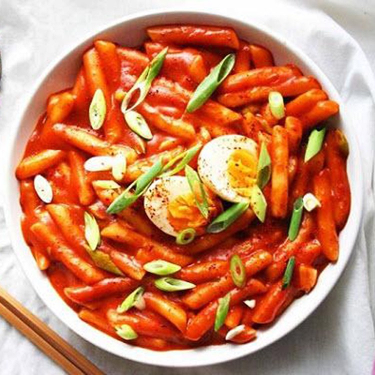 500G BÁNH GẠO HÀN QUỐC SANADLE KÈM 100G SỐT TOK HÀN QUỐC
