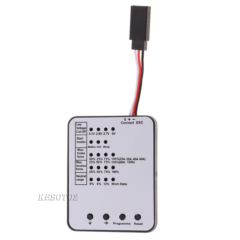 Thẻ Lập Trình ESC Không Chổi Than Kesoto2 Có Đèn LED Cho Xe Hơi Điều Khiển Từ Xa