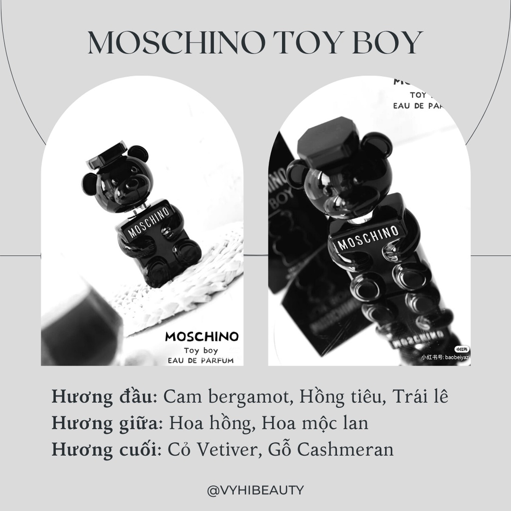 Nước hoa Moschino Toy Boy Gấu Đen