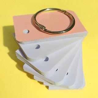 100 thẻ flashcard trắng các loại