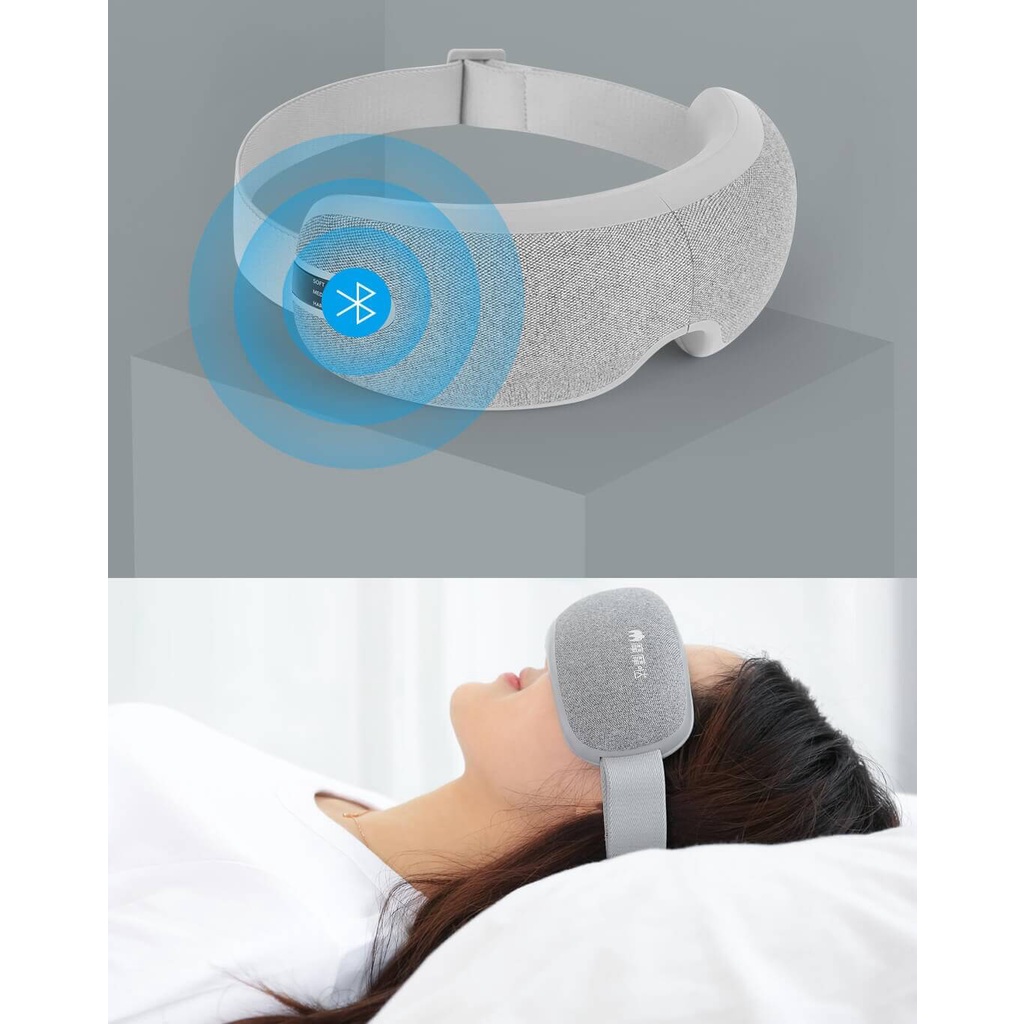 Máy Massage Mắt Đa Năng Xiaomi Momoda SX322 - Máy Massage Có Âm Thanh Giúp Giải Tỏa Căng Thẳng, Mỏi Mắt, Giảm Thâm Sạm