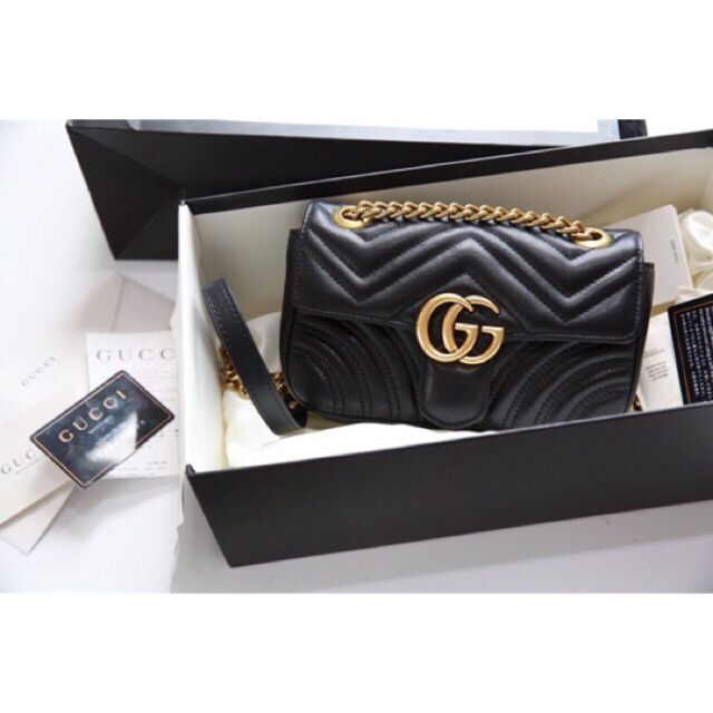 Túi Gucci Marmont da thật Supper sale size 22