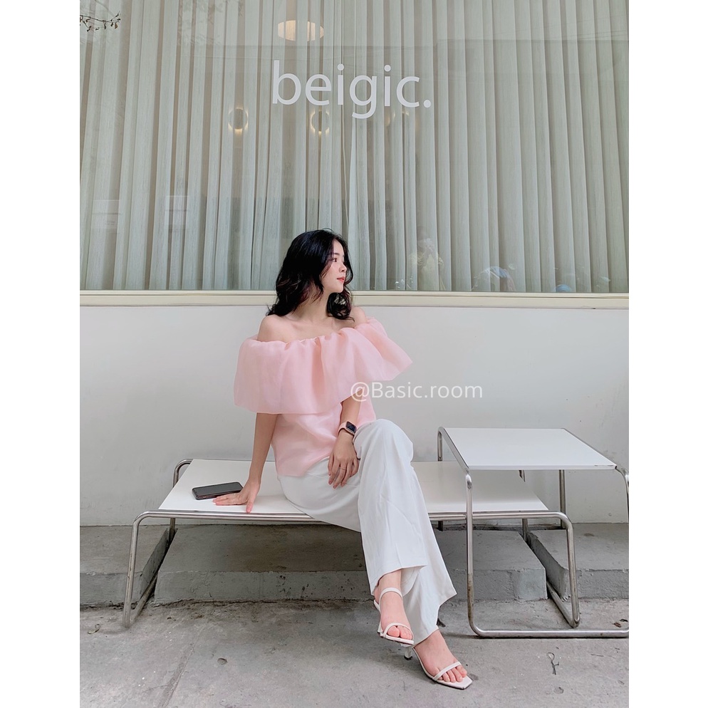Quần culottes vải cài khuy cúc nhỏ by Basic room