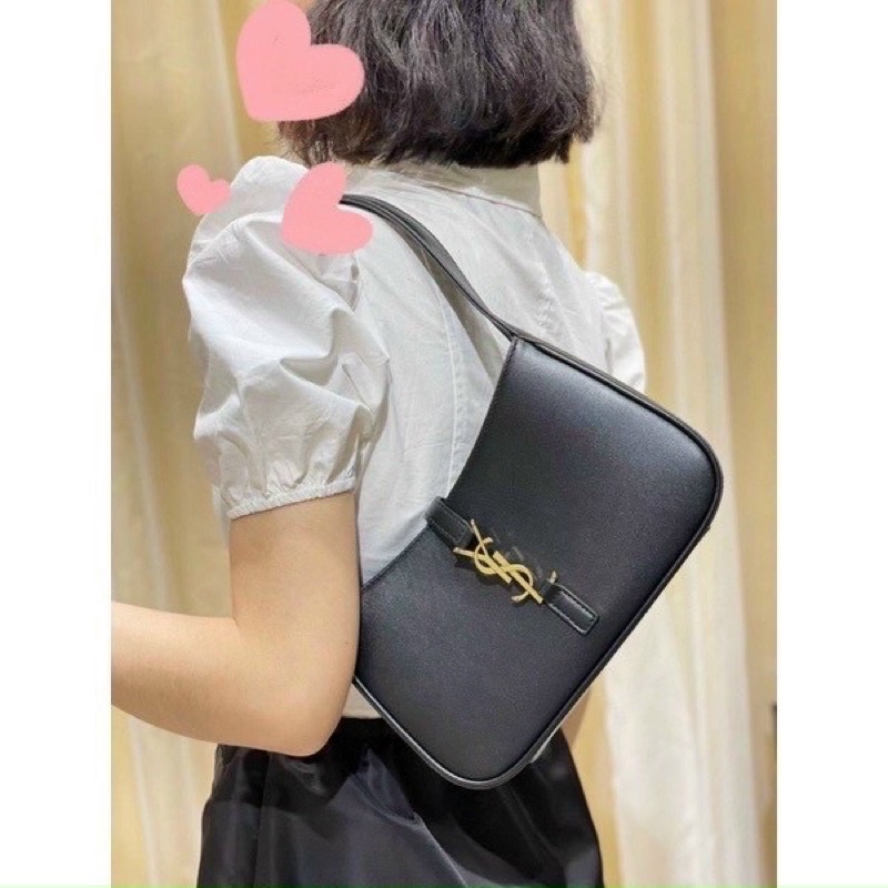 Túi Nữ Quảng Châu Yếu SL Hobo Shoulder Bag Túi Kẹp Nách Nữ Màu Đen Sang Trọng Cuốn Hút
