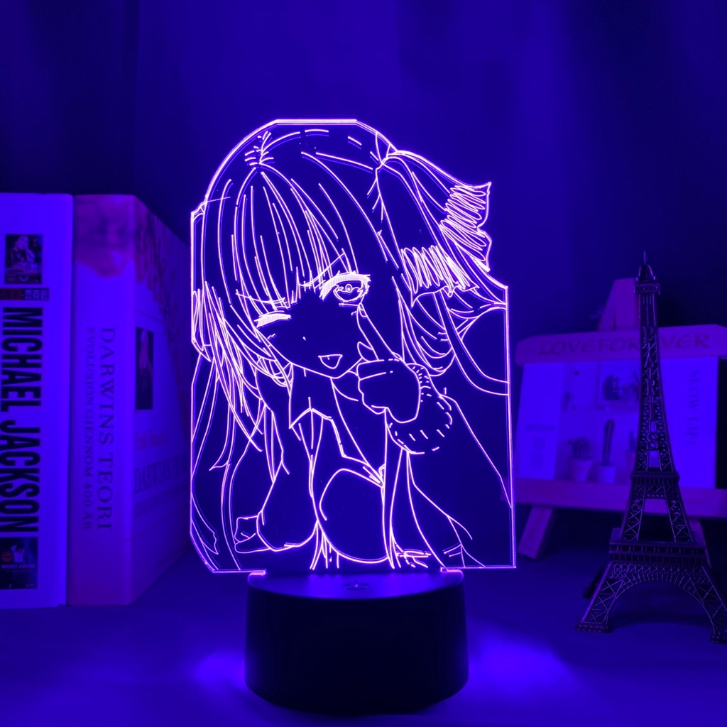 Đèn Ngủ LED Cảm Ứng Điều Khiển Từ Xa Hình Anime Quintuplets Nino Nakano Dùng Làm Quà Tặng Trang Trí Nhà Cửa