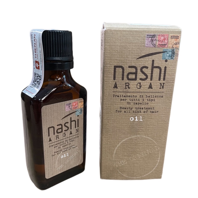 🌾Best Italia🎋Tinh dầu phục hồi dưỡng bóng mềm tóc Nashi Argan Oil 30ml