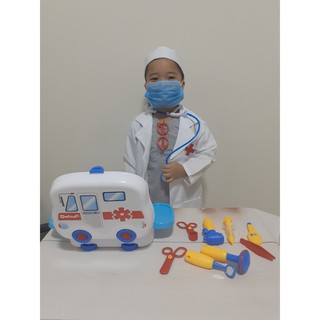 Trang phục bé làm bác sĩ (đồ chơi hướng nghiệp)