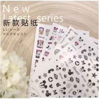 Gogo [Nhãn dán làm móng tay] Nhãn dán dính nhiều nhất trên Internet DISNEY の MICKEY MOUSE DISNEY MICKEY Minnie Phim hoạt hình
