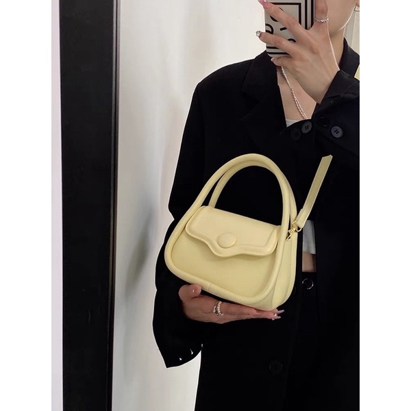 Túi xách nữ , túi đeo chéo thời trang nắp cúc hàng quảng châu siêu xinh