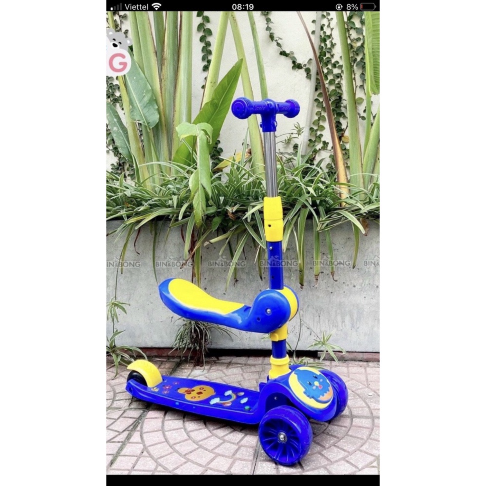 XE TRƯỢT SCOTER PHÁT NHẠC CHO BÉ