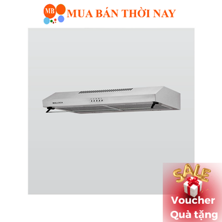 Máy hút mùi Classic Malloca H365.7, máy hút khói khử mùi than hoạt tính, điều khiển nút nhấn cơ, 3 tốc độ hút mùi