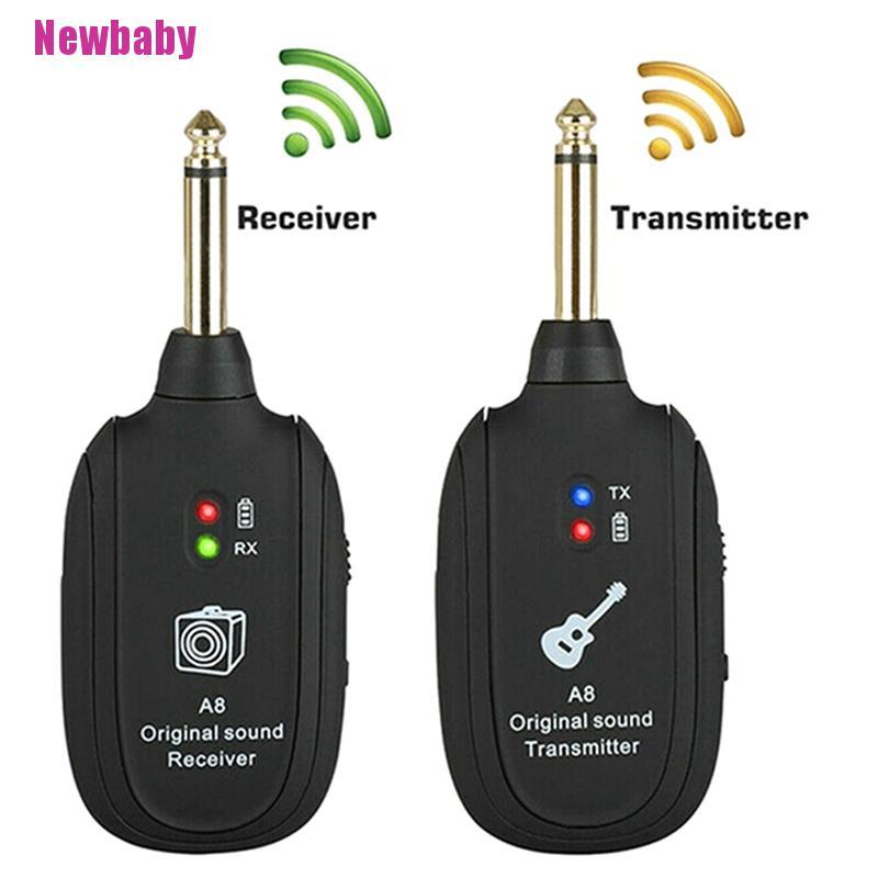 Thiết Bị Thu Phát Tín Hiệu Đàn Guitar Điện Không Dây UHF Cổng Sạc USB