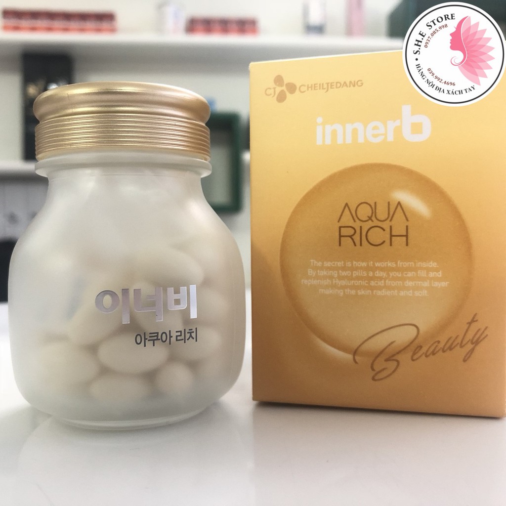 Viên Uống Cấp Nước và Bổ Sung Collagen Innerb Aqua Rich