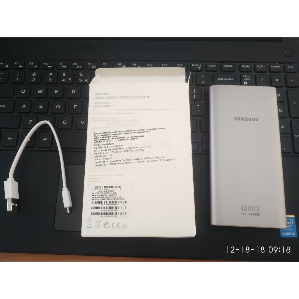 Sạc dự phòng Samsung 10.000 mAh chính hãng