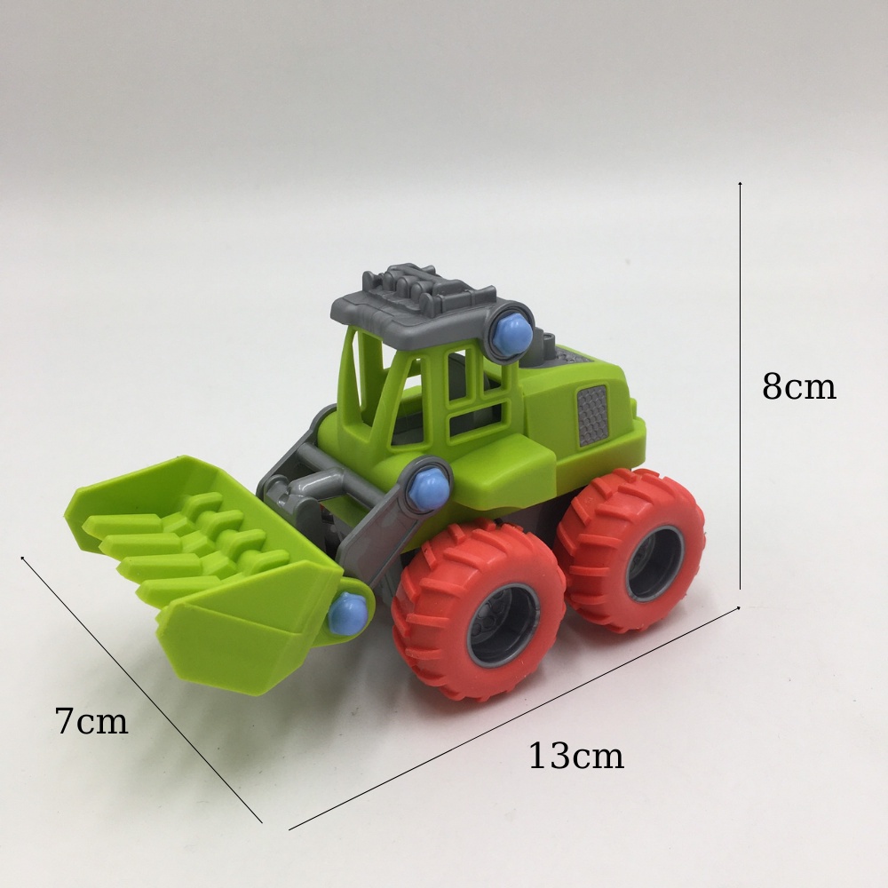Ô tô đồ chơi trẻ em MITOLO xe đồ chơi công trình máy xúc đồ chơi A166-3
