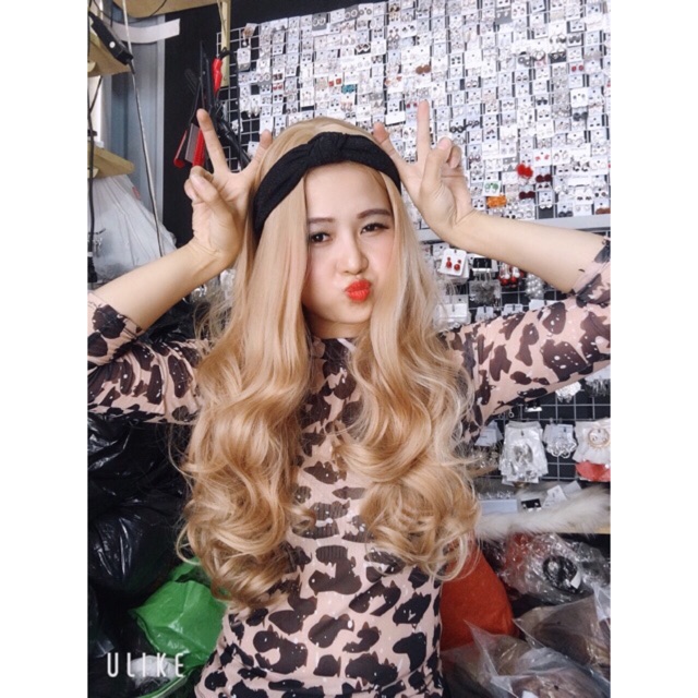 Tóc giả 2 mái❤️freeship 50k❤️tóc cao cấp đủ màu- tặng lưới chùm