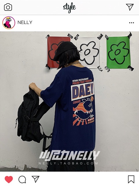 Áo phông nelly (có sẵn) daey