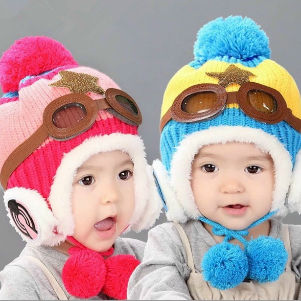 Mũ len cho bé , mũ / nón len PHI CÔNG che kín tai cực ấm cho bé mẫu mới 2021.