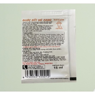 Nước sốt mè rang 15ml, nước chấm mè rang