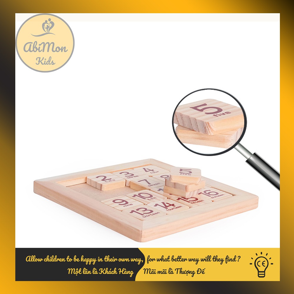 🌻 Bảng Trượt Số Logical Thinking Cho Bé ☘️ Montessori cao cấp ✨