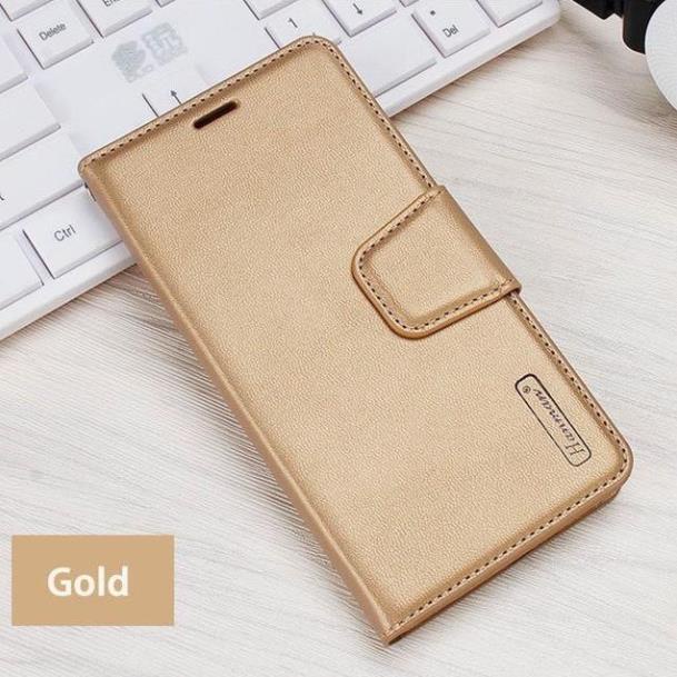 [FreeShip] Bao da dạng ví Oppo A3s / A5 / A12e (dùng chung) hiệu Hanman cao cấp, ngăn đựng thẻ ATM tiền tiện lợi