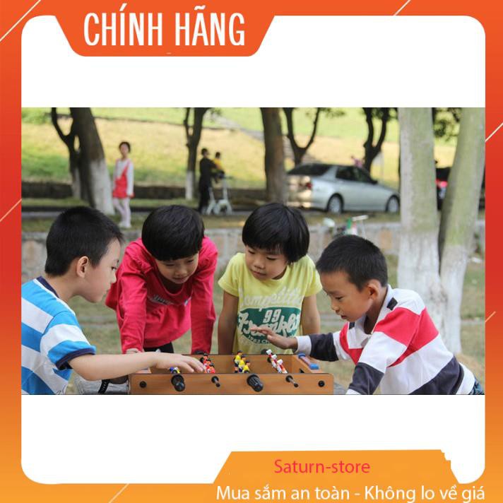 Đồ chơi bàn bi lắc bóng đá Table Top Foosbal, Bộ đồ chơi bàn bi lắc đá bóng bằng gỗ cho bé - CHƠI LÀ THÍCH