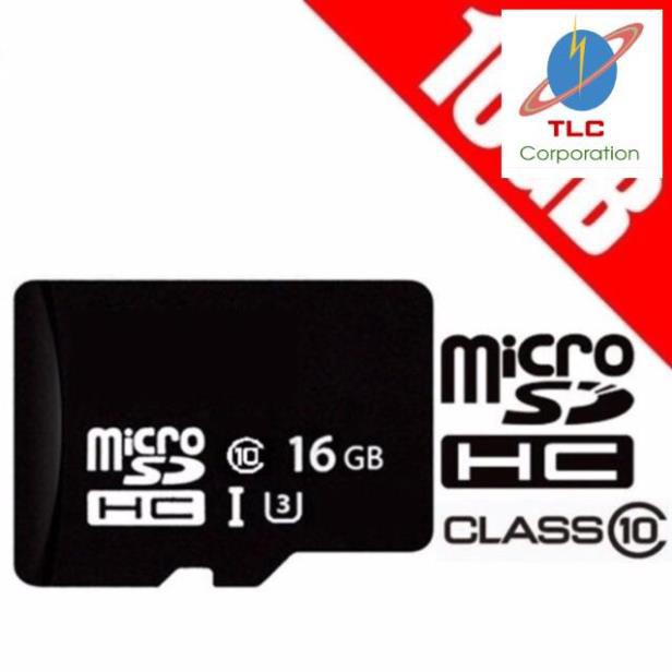 Thẻ Nhớ MicroSDHC 16GB Class10 U1/U3 - Bảo Hành 12 Tháng