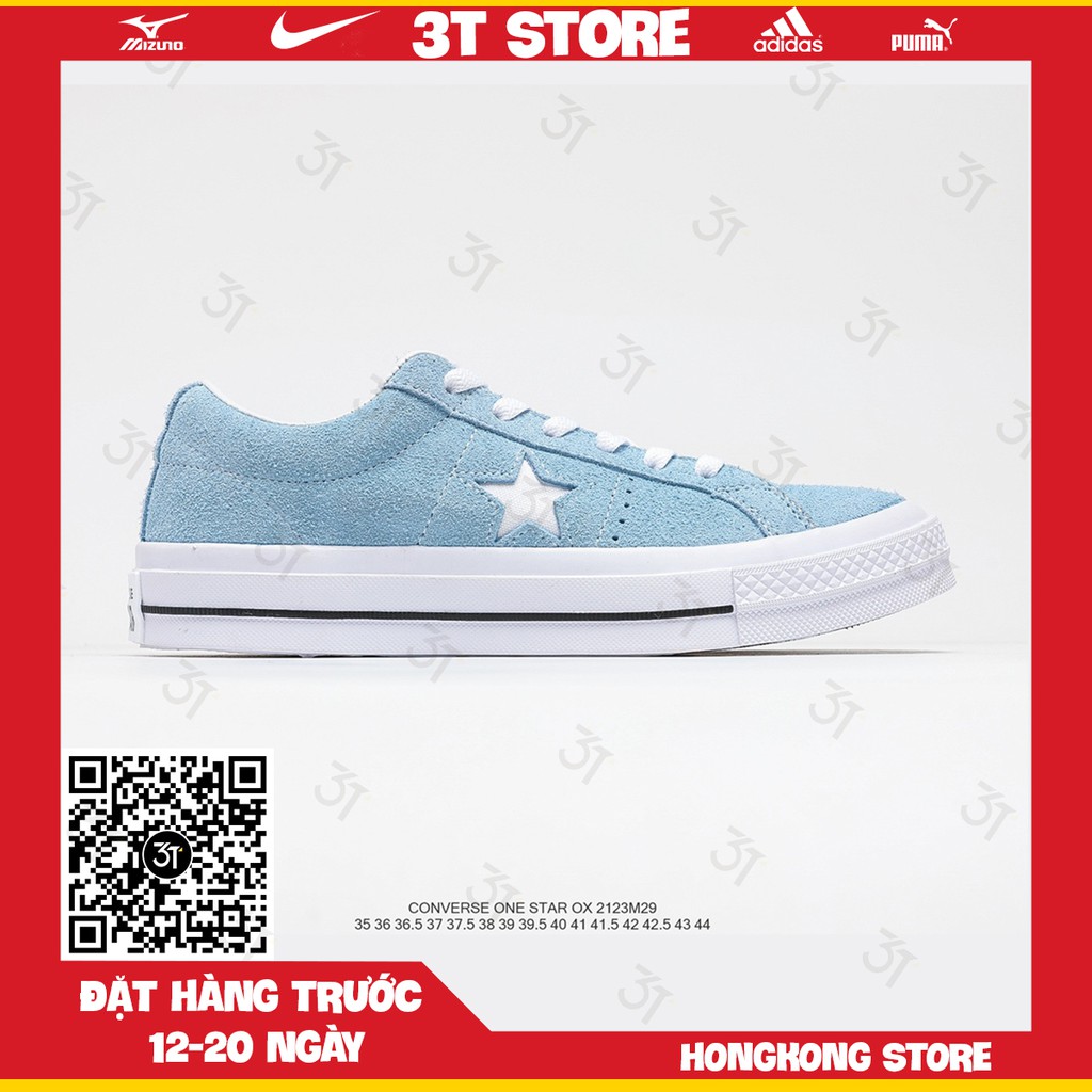 GIÀY SNEAKER MÃ SẢN PHẨM_Converse One Star Suede OX"Grey White" NHIỀU MÀU PHONG CÁCH FULLBOX + FREESHIP