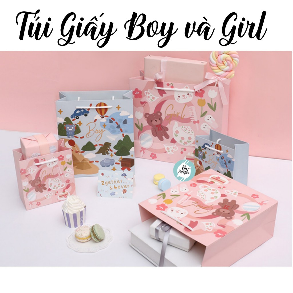 TÚI GIẤY BOY VÀ GIRL