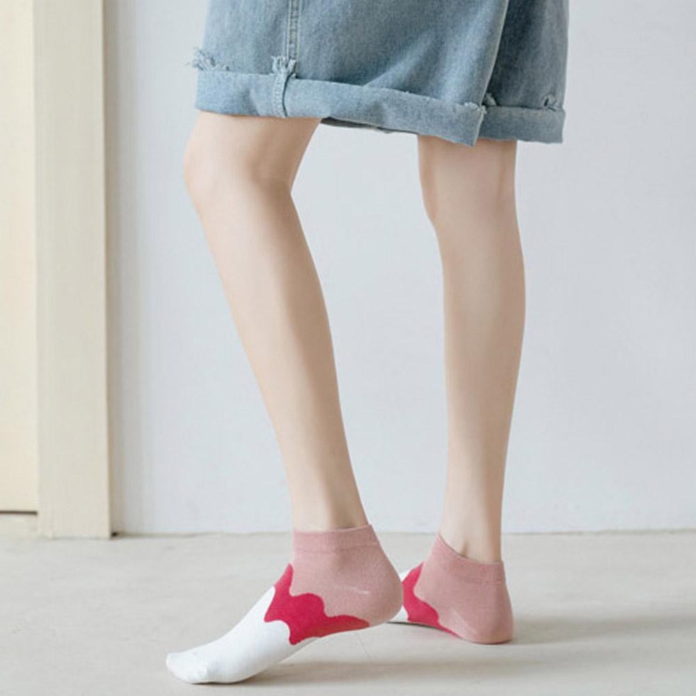 AROMA Vớ Màu Gradient Thời Trang Giữ Ấm Cho Nữ