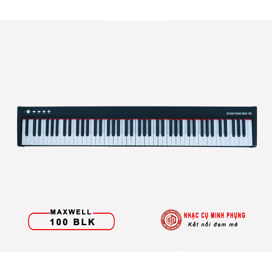 Đàn Piano Điện Maxwell 100 88 phím - Phím nặng - Kết nối Bluetooth - Dễ mang đi