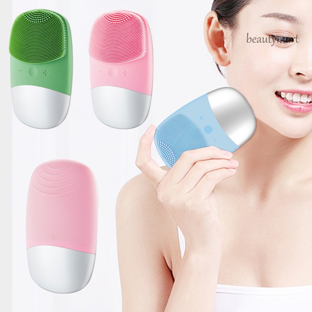 [Hàng mới về] Máy rửa mặt điện bằng Silicon giúp massage và làm sạch cho da mặt