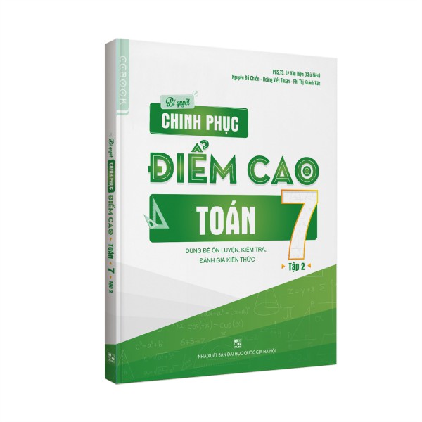 Sách - Combo Bí quyết chinh phục điểm cao môn Toán lớp 7 - tập 1 + tập 2