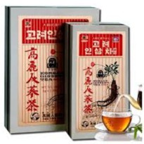 Trà hồng sâm Hàn Quốc hộp gỗ (100 gói x 3gr/góii) hsd 2021