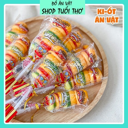 [ Siêu Hot ]Kẹo Dẻo BurgerFREESHIPCây Kẹo Chip chip Hình Hamburger