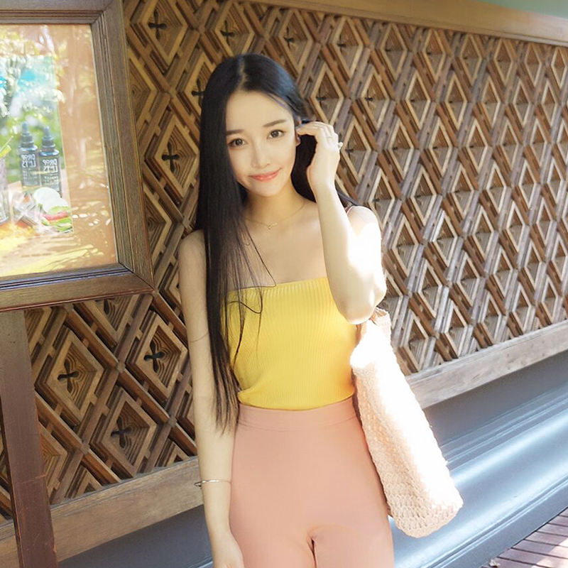 [Miễn Phí Vận Chuyển] Áo Ống Ngắn Phong Cách Gợi Cảm Chống Chói Phong Cách Hàn Quốc Cho Nữ | BigBuy360 - bigbuy360.vn