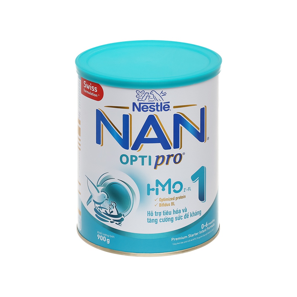 {Mẫu Mới} Sữa Nan HMO Optipro 1 lon 900g