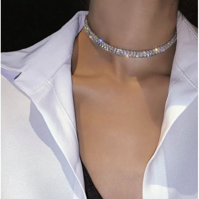 Vòng Cổ Choker Đính Đá Xinh Xắn Dành Cho Nữ