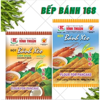 Bột bánh xèo CỐT DỪA Vĩnh Thuận gói 400g / Bột bánh xèo hành sấy hương dừa 500g