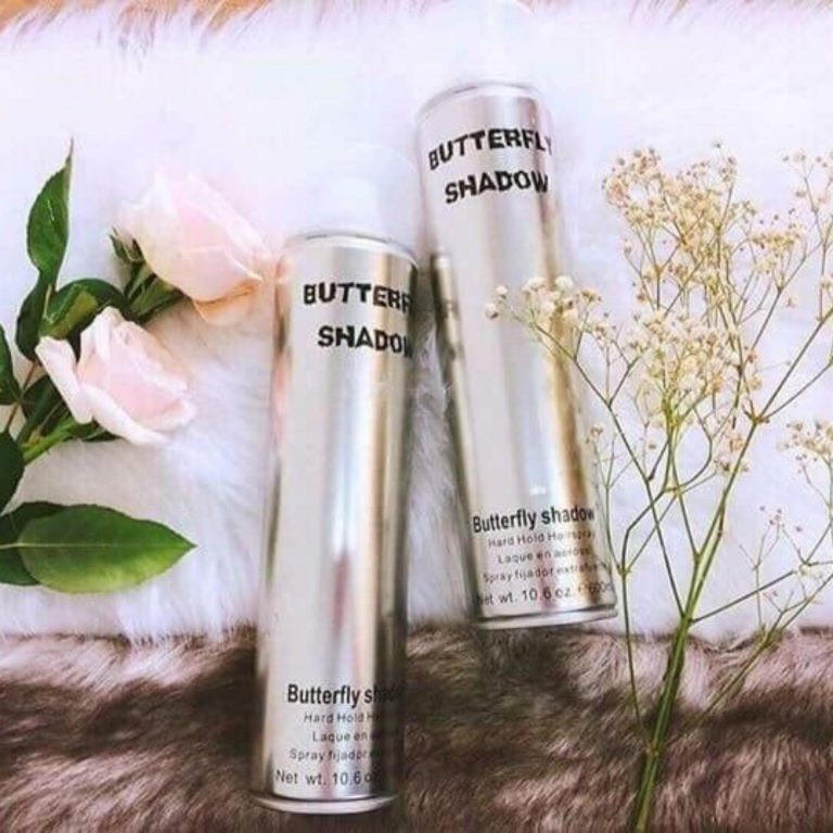 Gôm xịt tóc tạo kiểu nam nữ siêu cứng butterfly shadow chính hãng MN12