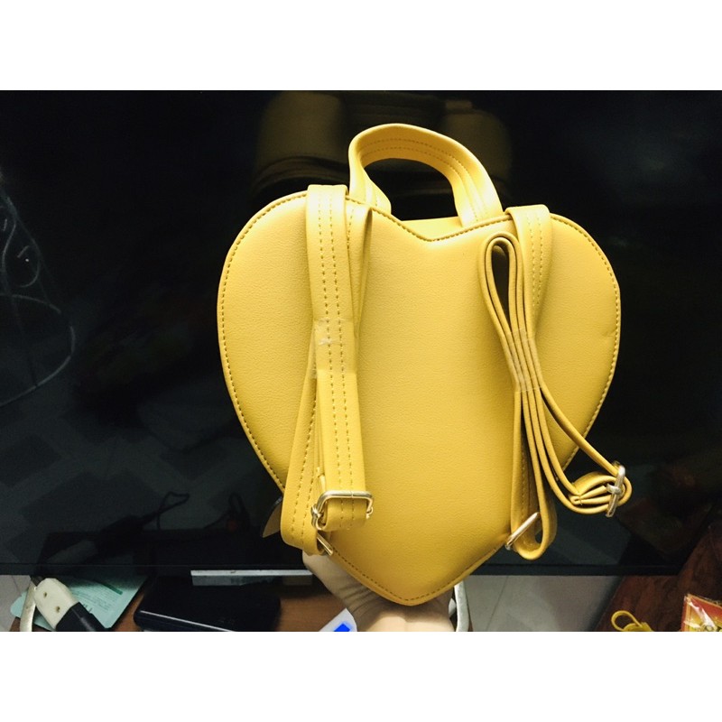 Balo Da Handmade Hình Trái Tim, Hàng cao cấp