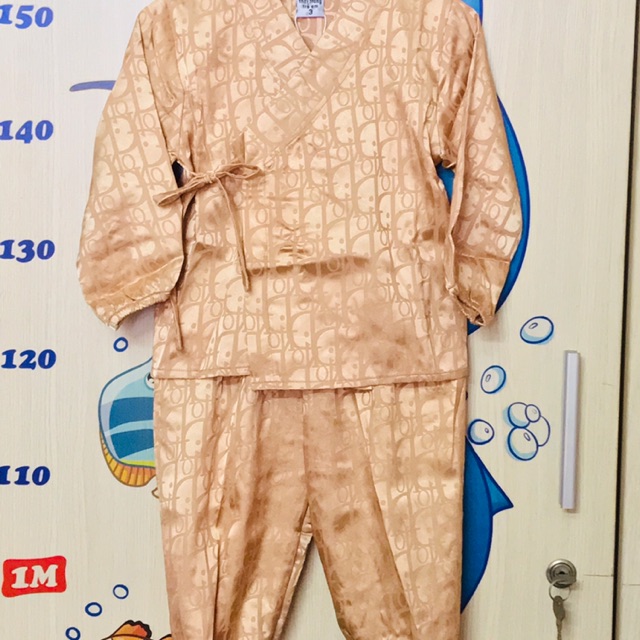 Bộ gấm kimono cho bé